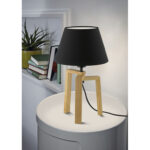 Len Solid Wood Tripod Lamp - Chic Decora