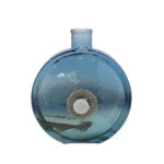 Lippencott Glass;Metal;Stone Table Vase - Chic Decora