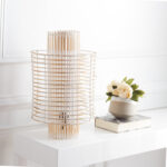 Lozko Wicker/Rattan Table Lamp - Chic Decora