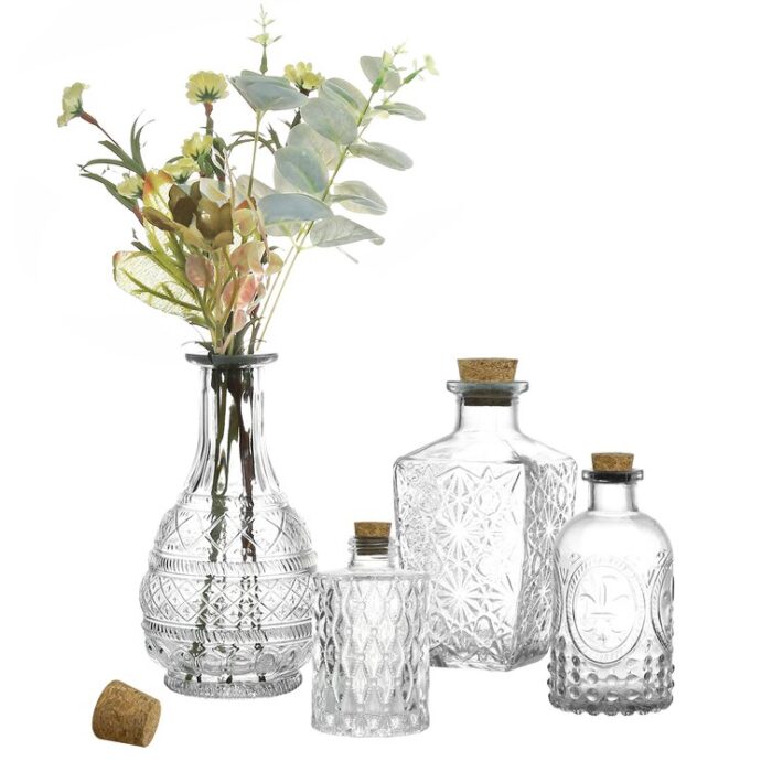 Madaline Glass Table Vase - Chic Decora