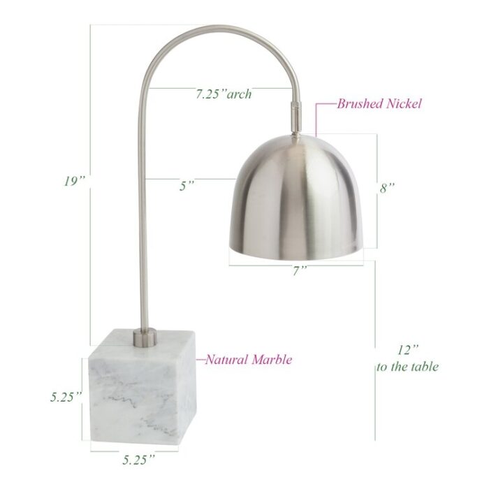 Marble Table Lamp - Chic Decora