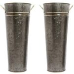 Estefan Metal Floor Vase - Chic Decora