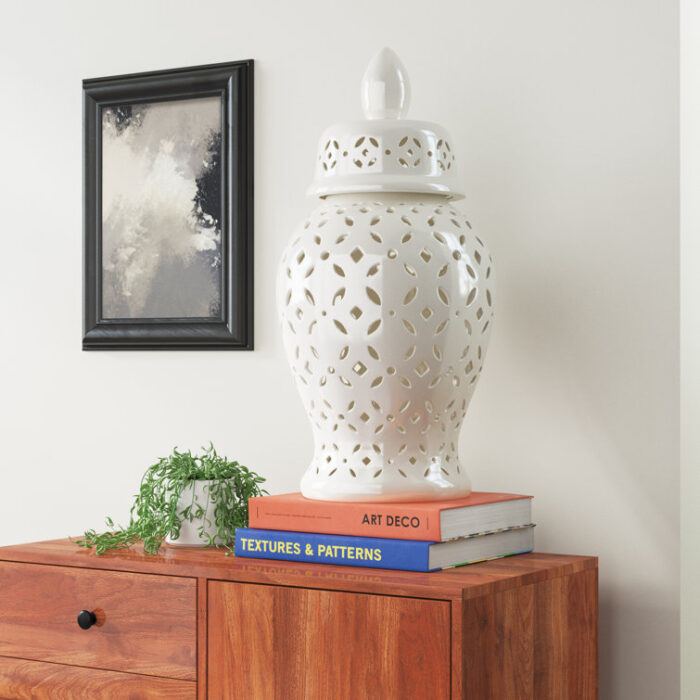 Melina Handmade Ceramic Decorative Urns & Jars - Chic Decora