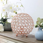 Metal Globe Lamp - Chic Decora