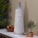 Metal Speckled Vase - Chic Decora