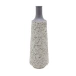 Metal Speckled Vase - Chic Decora