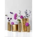 Metal Table Vase - Chic Decora