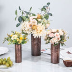 Metal Table Vase - Chic Decora