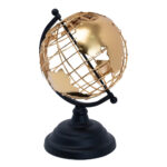 Metal Tabletop Globe - Chic Decora