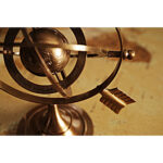 Metal Tabletop Globe - Chic Decora