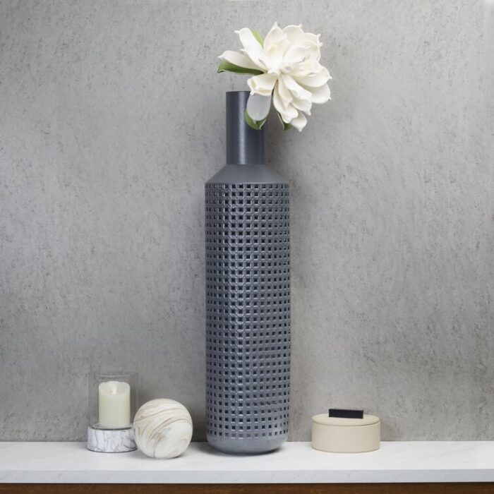 Metal Woven Vase - Chic Decora