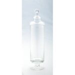 Meza Handmade Glass Apothecary Jar - Chic Decora