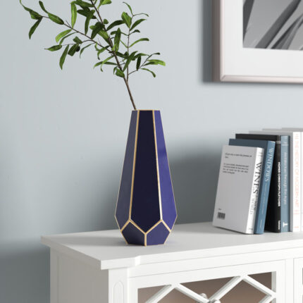 Handmade Wood Floor Vase - Chic Decora