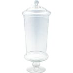 Meza Handmade Glass Apothecary Jar - Chic Decora