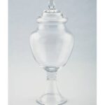 Amarantha Glass Apothecary Jar - Chic Decora