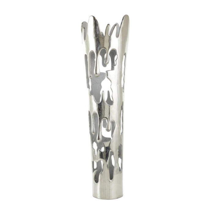 Moderna Aluminum Floor Vase - Chic Decora