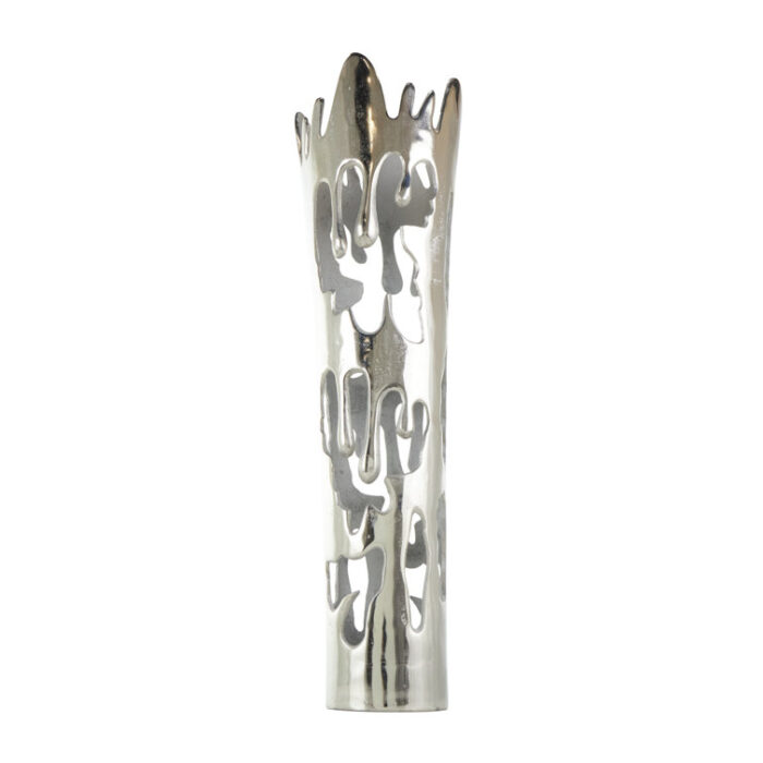 Moderna Aluminum Floor Vase - Chic Decora