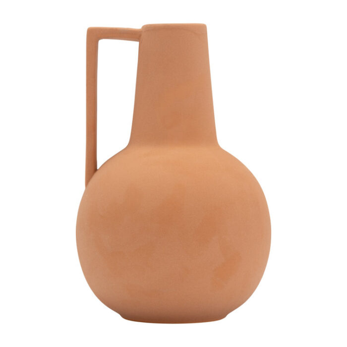 Moriarty 9″ Ceramic Vase with Handle - Chic Decora