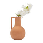 Moriarty 9″ Ceramic Vase with Handle - Chic Decora