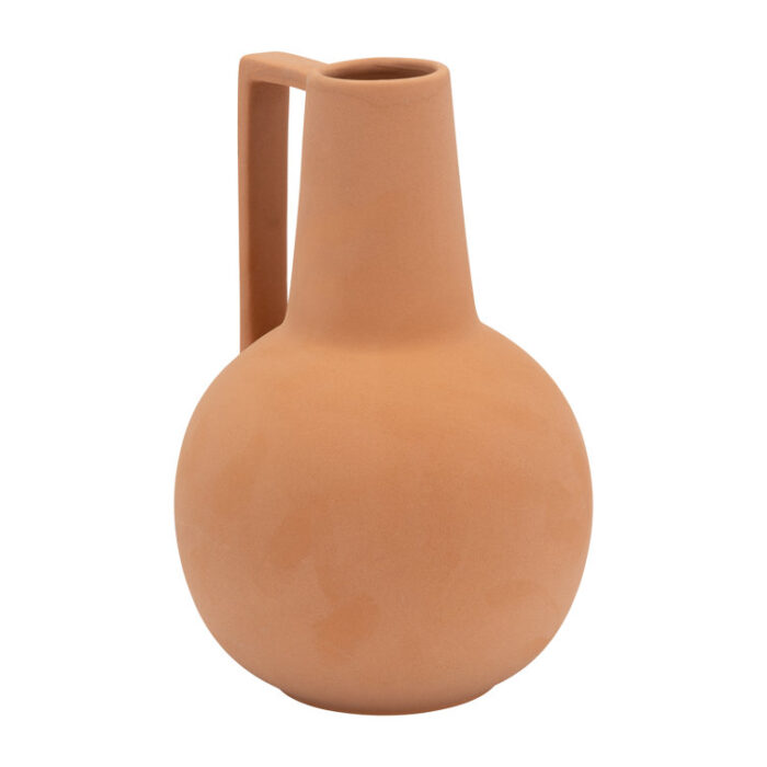 Moriarty 9″ Ceramic Vase with Handle - Chic Decora