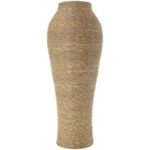 Wolton Brown/Dark Brown Seagrass Table Vase - Chic Decora