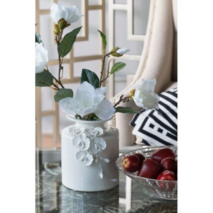 Off White Ceramic Table Vase - Chic Decora