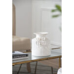 Off White Ceramic Table Vase - Chic Decora