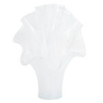 Onda Glass White Vase - Chic Decora