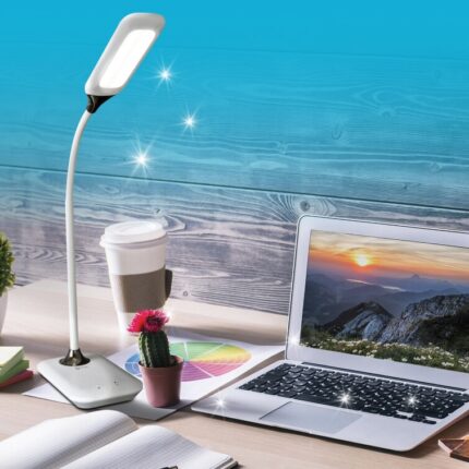 OttLite Enhance LED Sanitizing Desk Lamp USB Eliminates up to 99.9% of Bacteria, Flexible Neck - Chic Decora