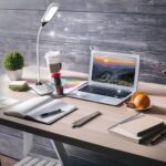 OttLite Enhance LED Sanitizing Desk Lamp USB Eliminates up to 99.9% of Bacteria, Flexible Neck - Chic Decora