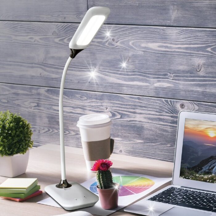 OttLite Enhance LED Sanitizing Desk Lamp USB Eliminates up to 99.9% of Bacteria, Flexible Neck - Chic Decora