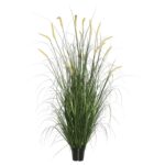 PVC Artificial Green Foxtail Grass - Chic Decora