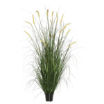 PVC Artificial Green Foxtail Grass - Chic Decora