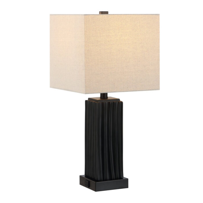 Park 24 Inch Table Lamp with USB Port - Chic Decora