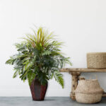 Pembroke 28” Faux Foliage Plant in Ceramic Pot - Chic Decora