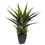 Faux Flowering Plant in Pot - Chic Decora