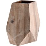 Plaisance Handmade Wood Table Vase - Chic Decora