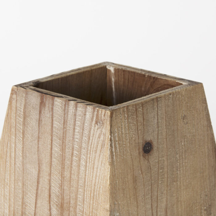 Plaisance Handmade Wood Table Vase - Chic Decora