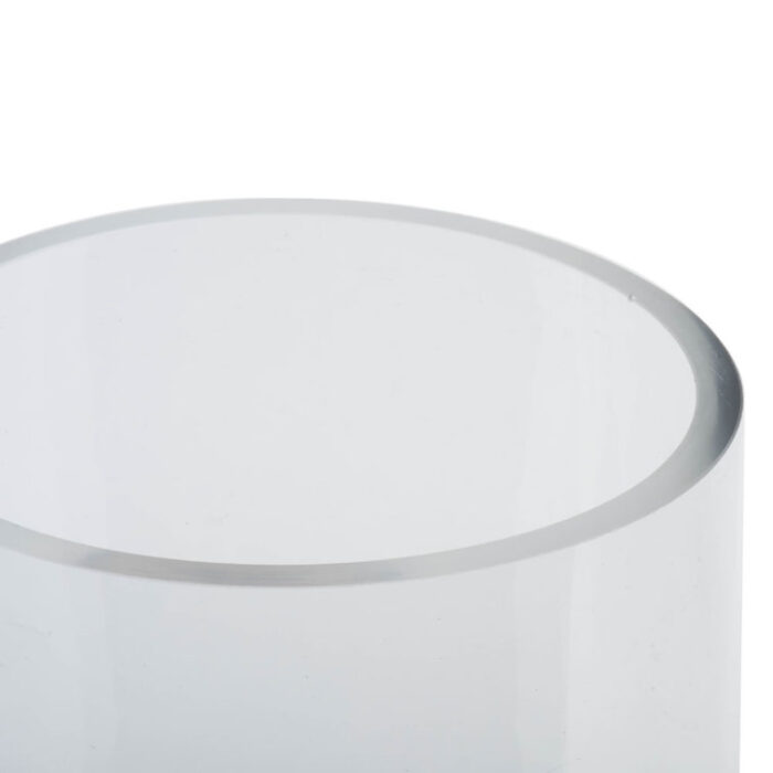 Polito Clear Cylinder Glass Container - Chic Decora