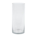 Polito Clear Cylinder Glass Container - Chic Decora