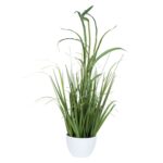 Potted Artificial Bamboo and Grass - Chic Decora