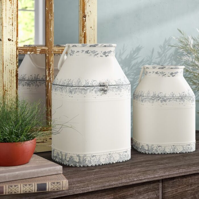 Premo Metal Decorative Urns & Jars - Chic Decora