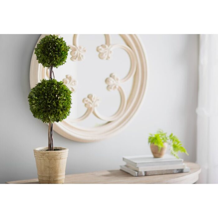 Preserved Boxwood Double Ball Topiary - Chic Decora