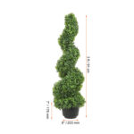 Primrue Artificial Boxwood Topiary in Pot - Chic Decora