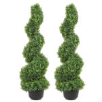 Primrue Artificial Boxwood Topiary in Pot - Chic Decora