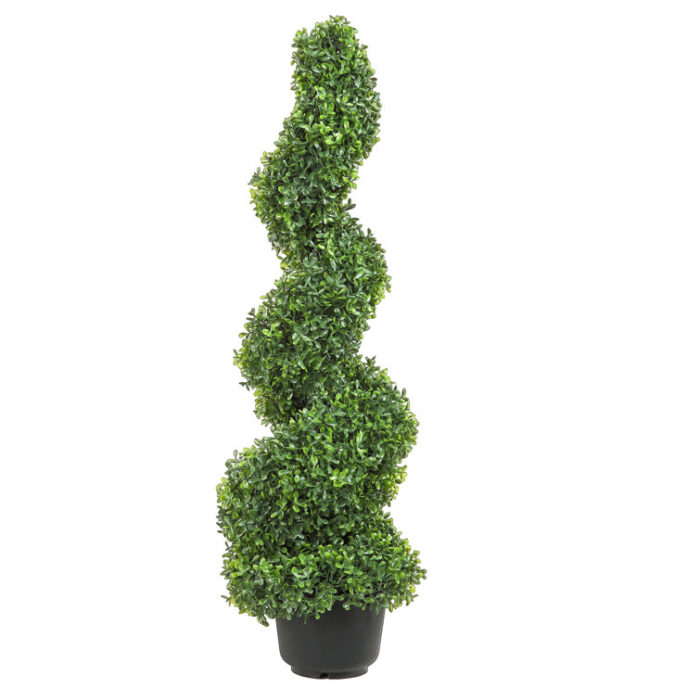 Primrue Artificial Boxwood Topiary in Pot - Chic Decora