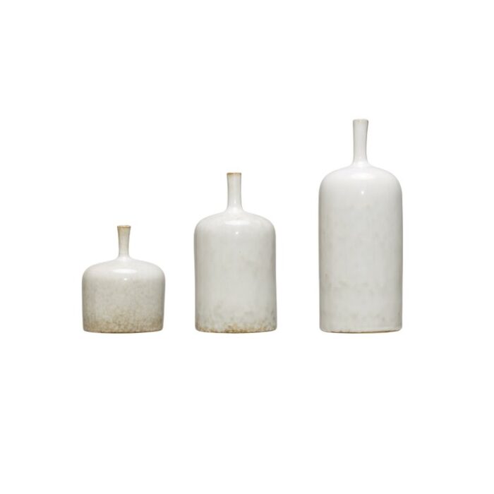 Quintana Stoneware Table Vase - Chic Decora