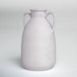 Rachael 10″ Ceramic Vase with Handles - Chic Decora