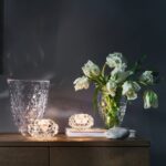 Raspberry Crystal Table Vase - Chic Decora