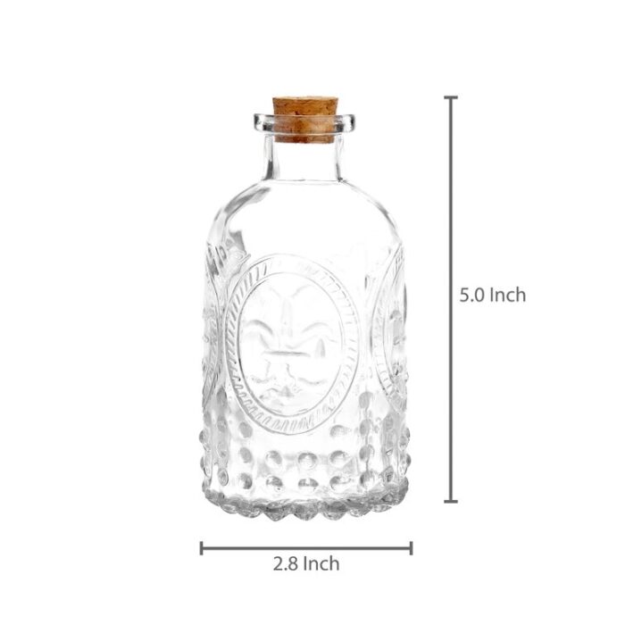 Rayleigh Glass Decorative Bottle - Chic Decora